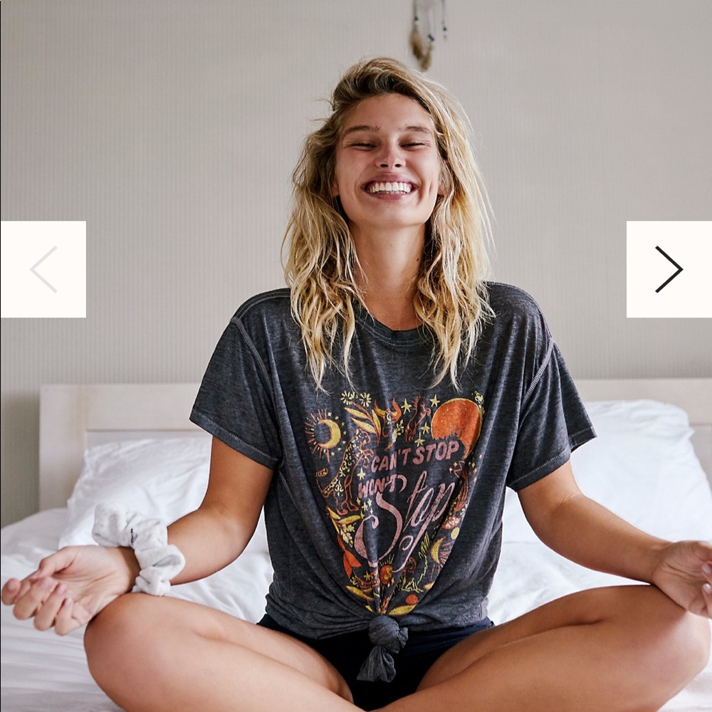 Free People Keep Rolling Graphic Tee